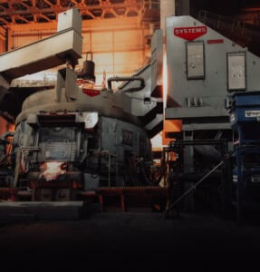 Hybar, LLC gives equipment order to Systems Spray-Cooled for their electric arc furnace like this one