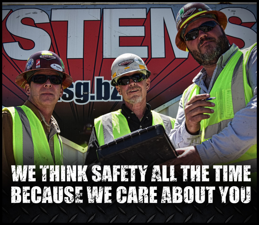 Three steel industry construction workers meeting to discuss workplace safety