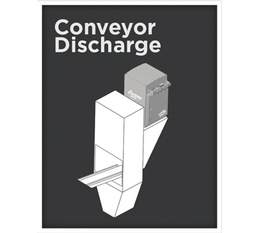 Illustration representing Conveyor Discharge Points