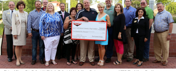 The Systems Group Donates Quarter Million For Training Center Construction